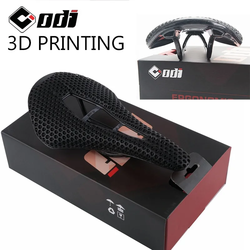 

ODI MTB Saddle 3D Printed Hollow Breathable Road Bike Seat Cushion Comfortable Ultrilight Cycling Seat Accessories