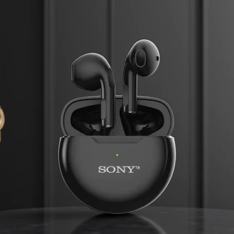 Sony Earphone TWS HIFI Headset Bluetooth Music Earbuds For IPhone Xiaomi IOS Android Wireless Pods Headphones With Mic Cable