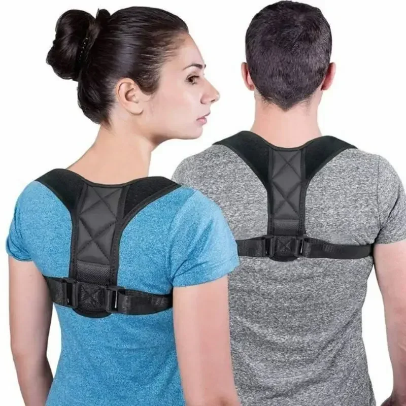 

Back Adult Men and Women Sitting Posture Correction Belt Shoulder Straight Back Posture Correction Belt Hunchback Corrector