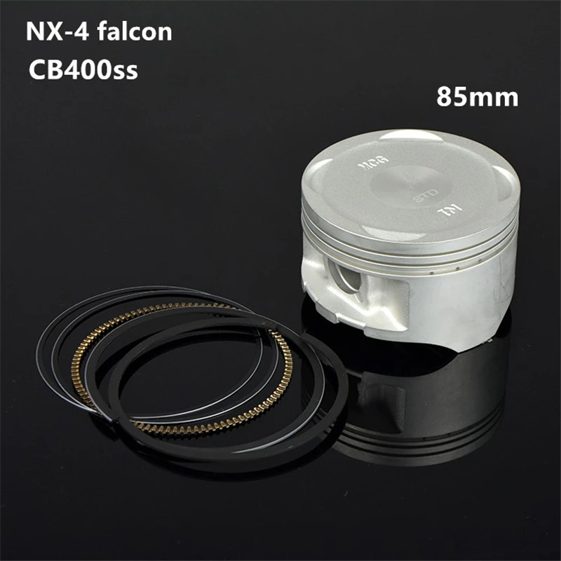 For Honda NX4 falcon NX400 CB400ss XR400 XR NX 400 85mm Bore new piston with ring pistons assembly motorcycle accessories