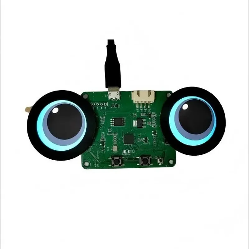 for 1.28 inch Dual Screen Driver Board Serial Port Smart TFT Display Module for DIY Secondary Development Toy Doll Eyes