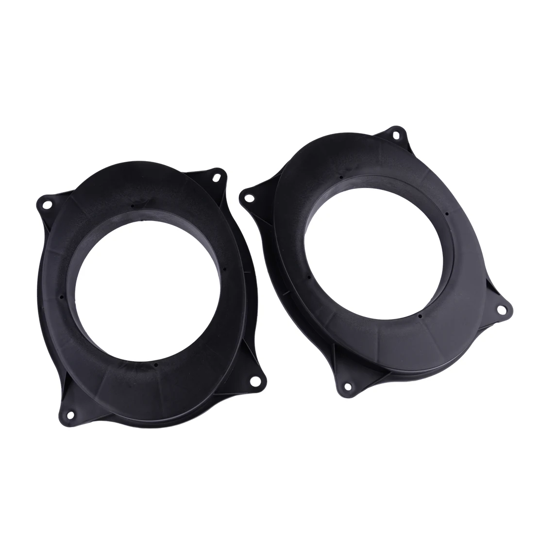

1 Pair Black Car Front Door Speaker Stereo Adapter 6x9" to 6.5" Plate Converter Plastic Fit for Toyota Camry