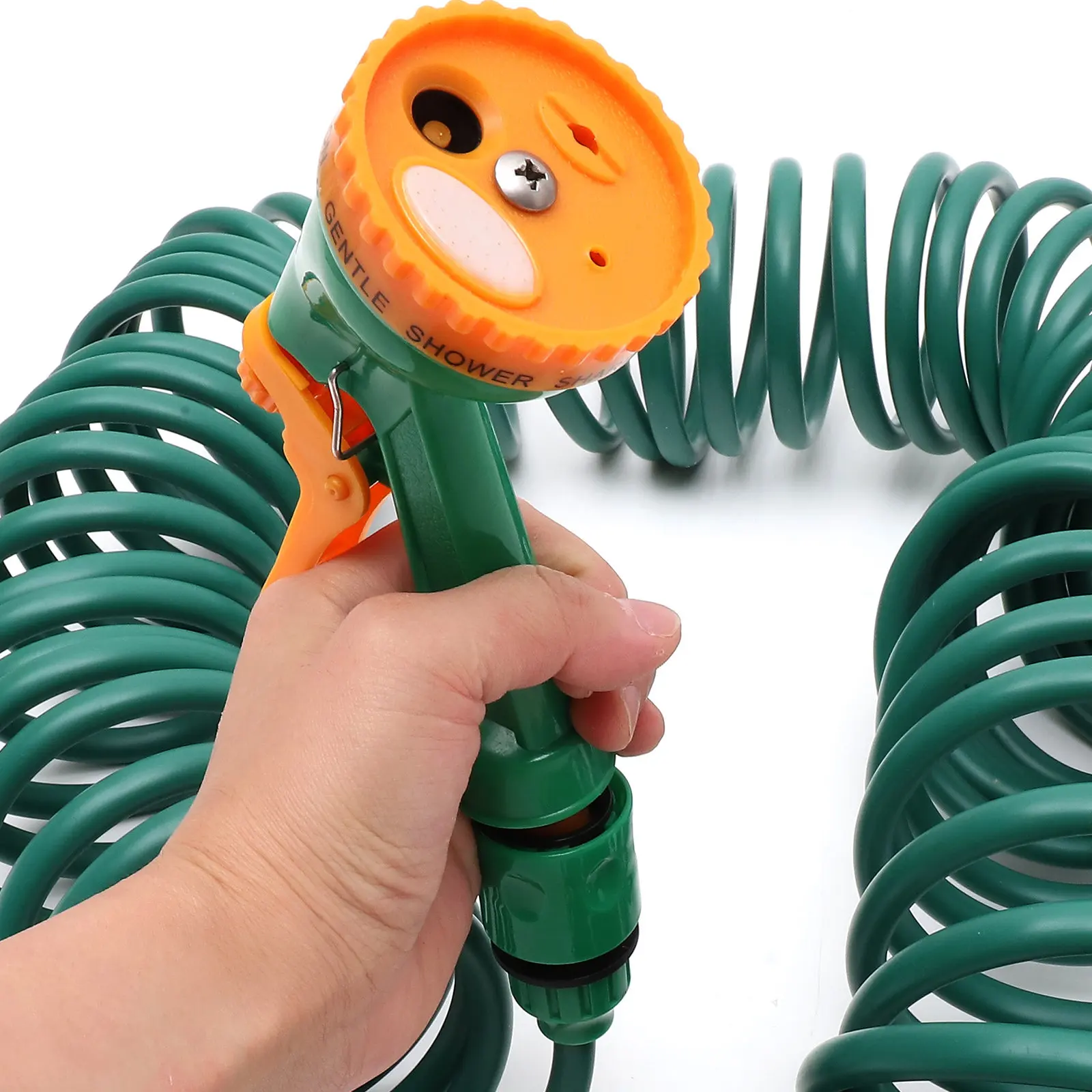 

Телескопический садовый шланг из ЭВА для выдвижного водяного шланга, для мытья автомобилей, полива и распыления на открытом воздухе