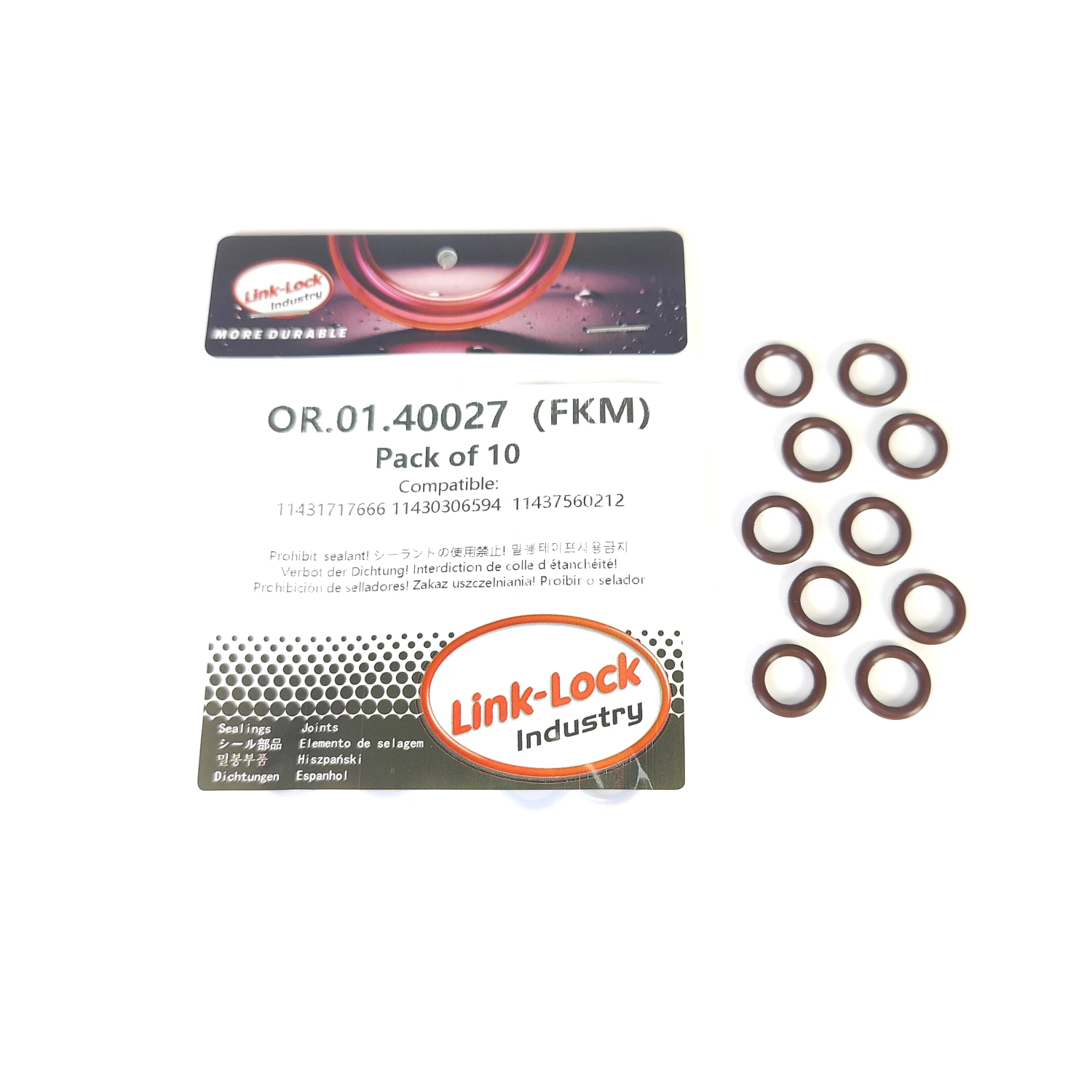 10PCS Fkm Viton OR.…