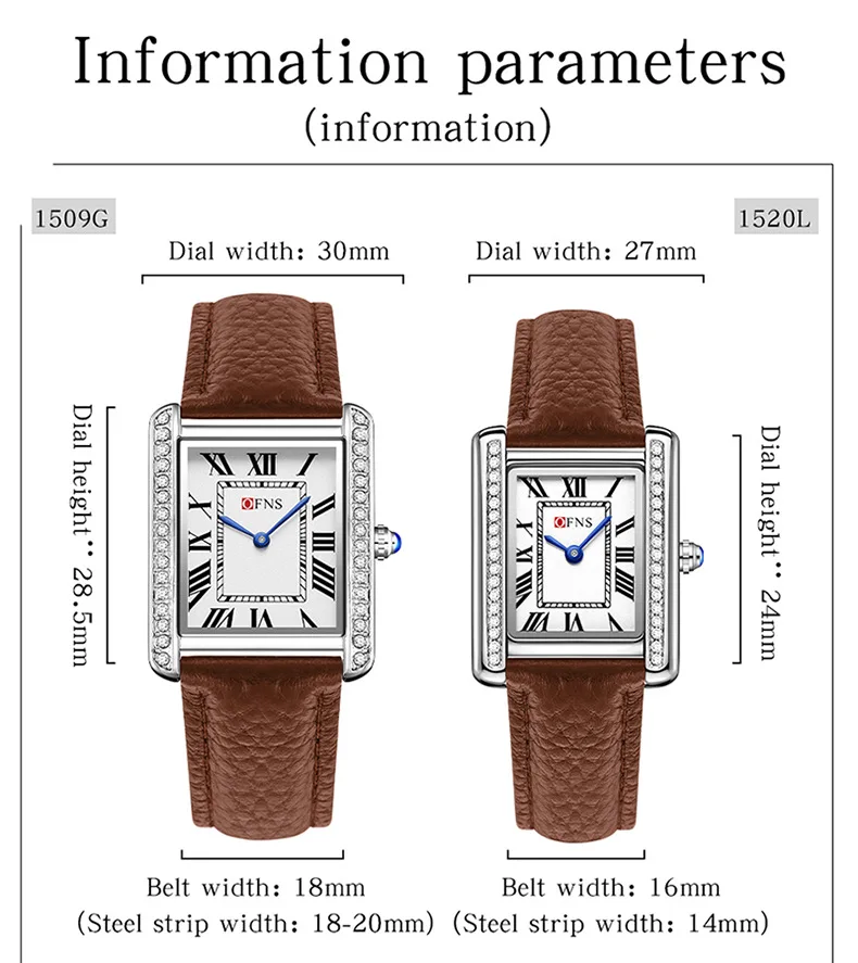 ساعة SANDA الأكثر مبيعًا للزوجين عصرية مربعة بمقياس روماني للرجال والنساء ساعة كوارتز مقاومة للماء وعرض مباشر