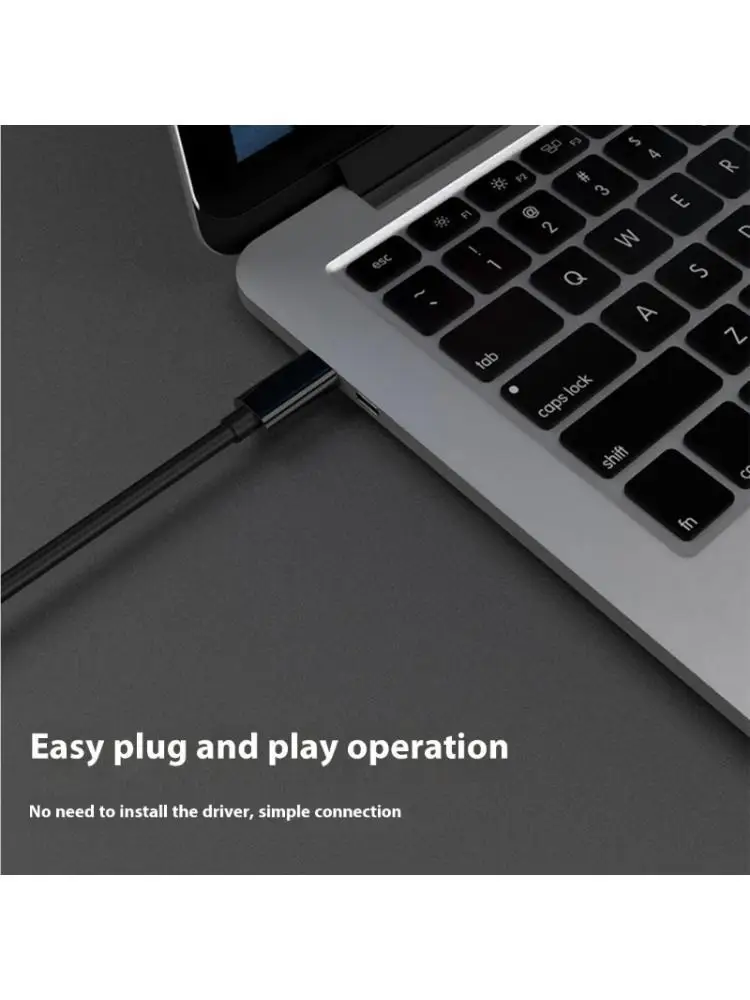 

Y1UB Type C Cord Plugs Play No Latency ABS Cord Type C to Adapters for Workstations Tablets Monitors