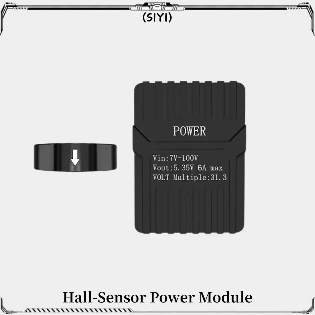 SIYI 7~100V Hall Power Supply Hall-Sensor Power Module High Accuracy Wide Voltage