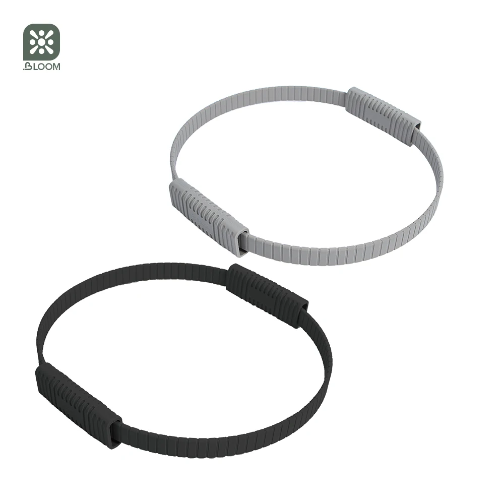 Durable Silicone Fiberglass Yoga Pilates Ring Pilates Accessories Kit Set Home Gym Fitness Ring for Thighs Core and Arms