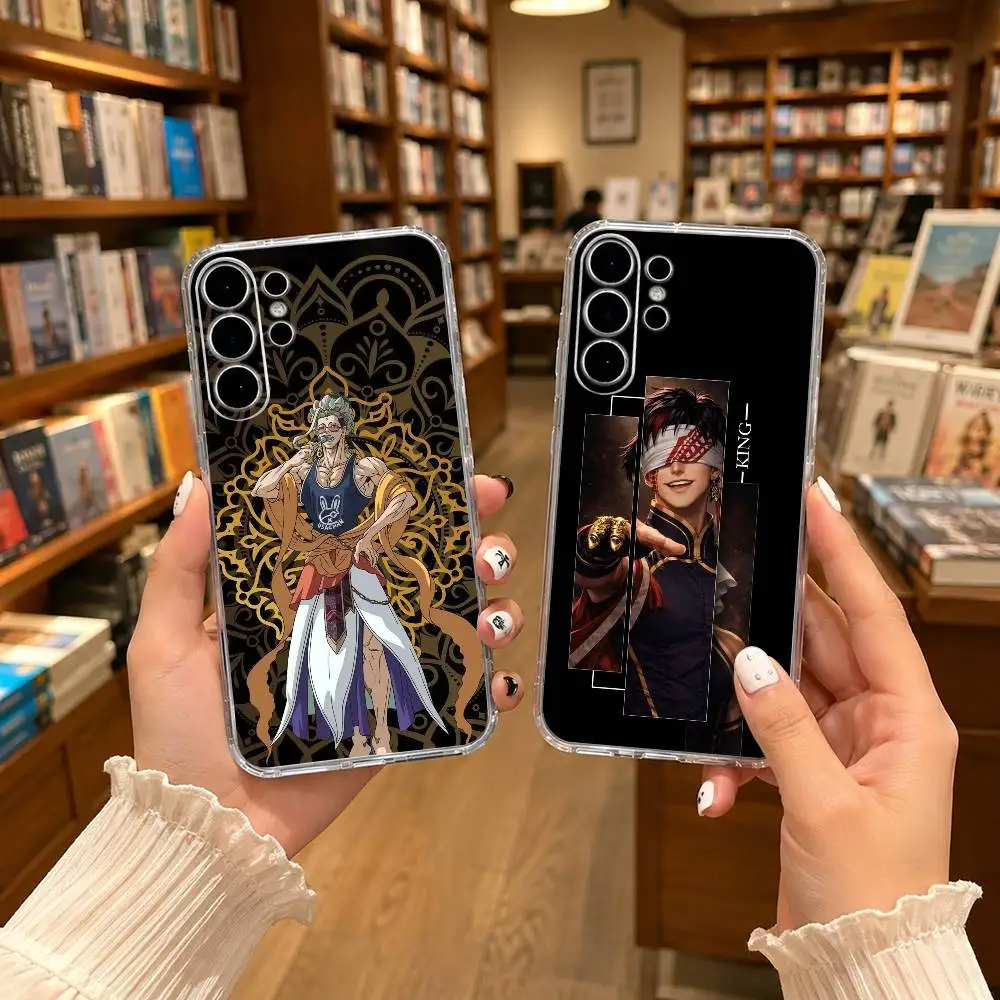 Badass anime R-Record of Ragnarok  Transparent phone Case For Samsung S25,24,21,22,21,20,10,S9Ultra,Plus,Fe,Lite