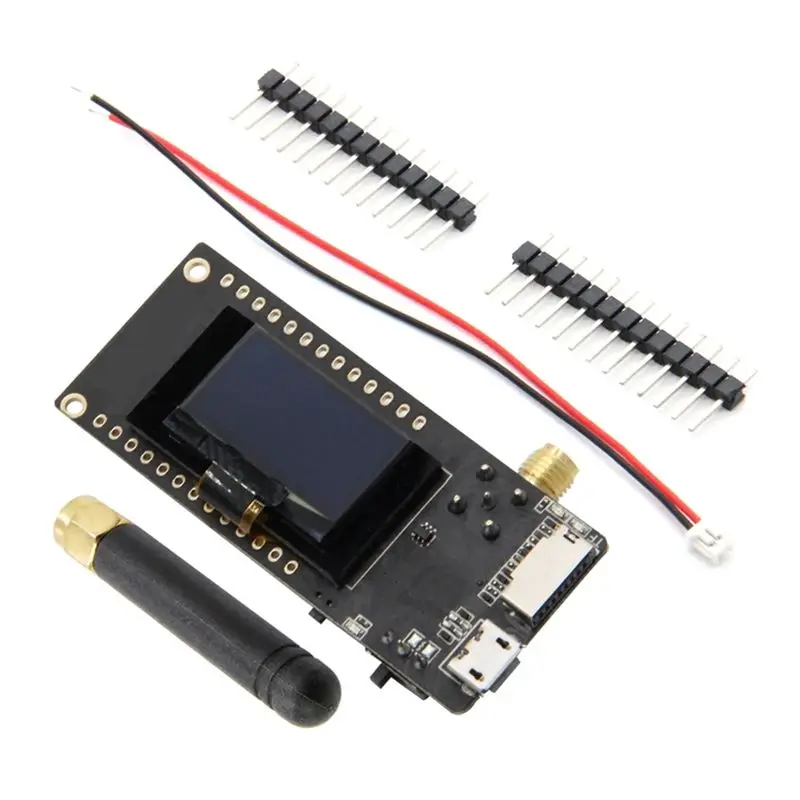 ABSK-Lora32 V2.1-1.6 Version ESP32 Lora OLED 0.96 Inch SD Card Bluetooth WIFI Module ESP-32 SMA