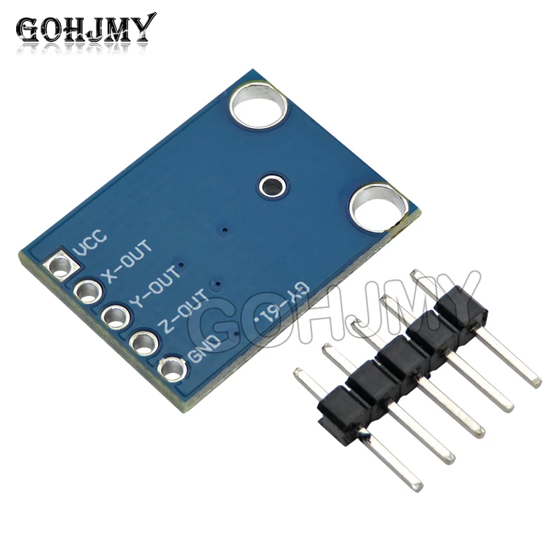 GY-61 ADXL335 Acelerometro Módulo acelerómetro de salida analógica de 3 ejes Transductor angular 3V-5V