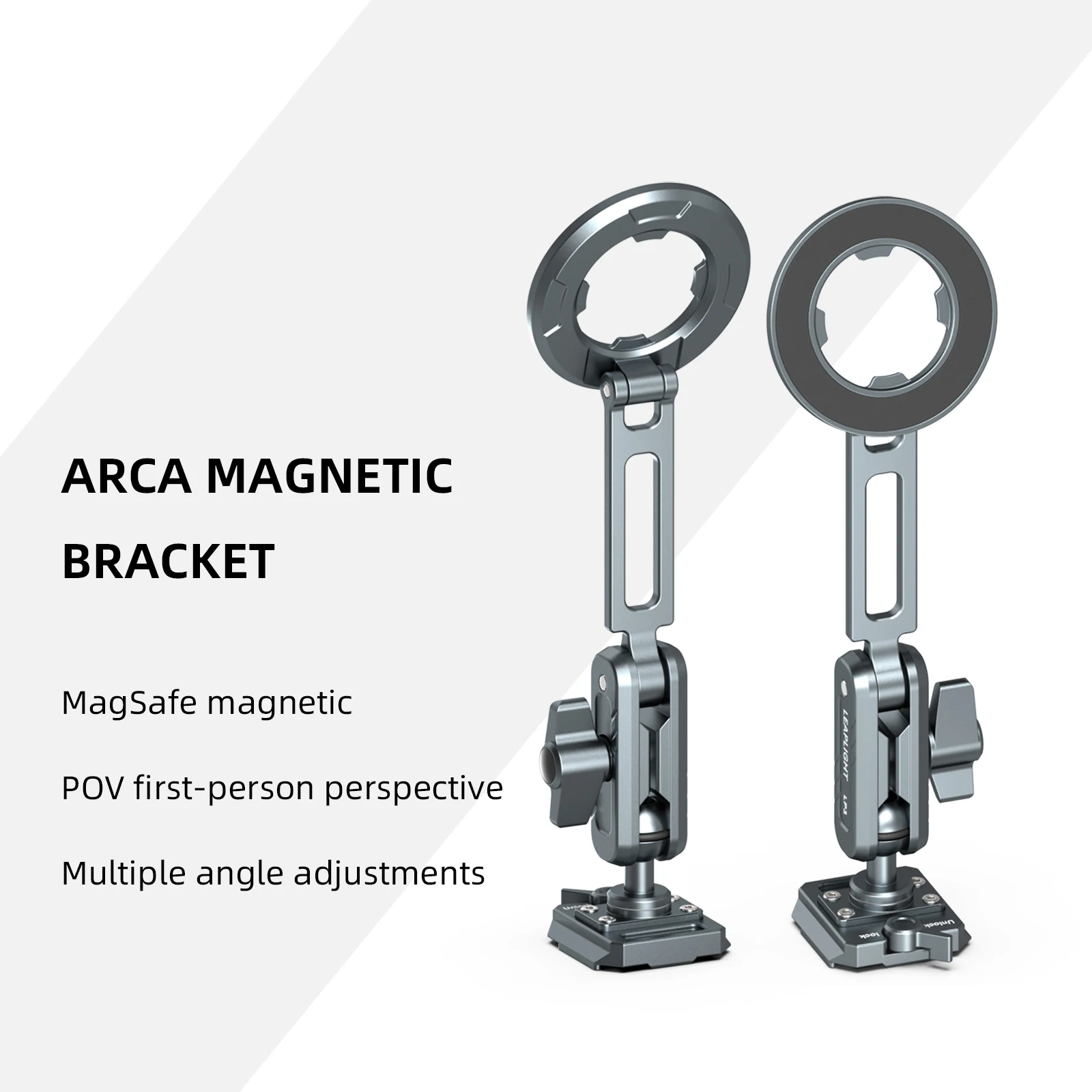 

LEAPLIGHT Magnetic Phone Holder w/ Arca Port 360° Adjustment Phone Tripod Mount for MagSafe iPhone 12/13/14/15/16 Series Android
