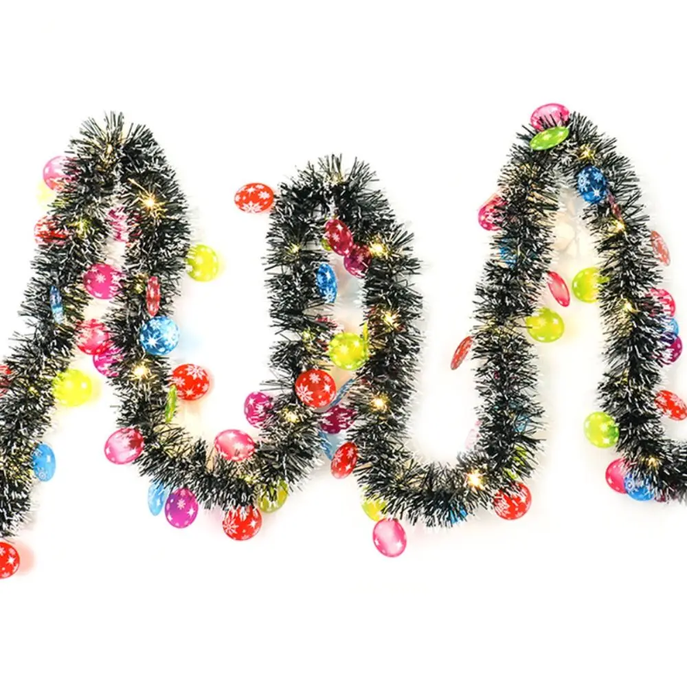 3m Christmas Ribbon Lights Artificial Cedar Needles Flashing Christmas Decorative Lights PC LED Luminescence Ribbon Home