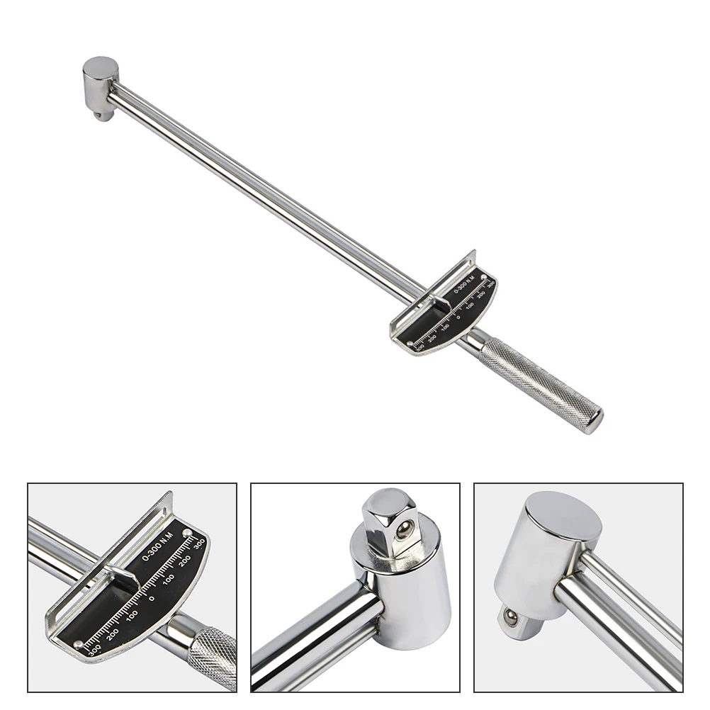 

1pc Torque Wrench Hand Tool Chromium Steel Adjustable Pointer Spanner for Auto Bike Nuts Bolts Tension Setting Repair Tools