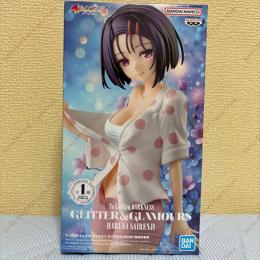 

Original BANDAI BANPRESTO GLITTER&GLAMOURS To Loveru Haruna Seirenji Anime Figure Action Figurine Boxed Model Toys Holiday Gifts