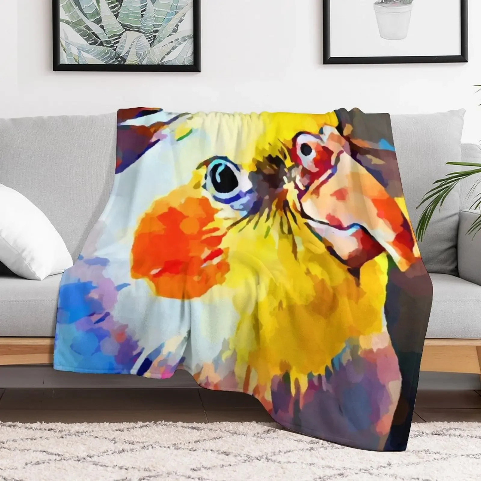 Cockatiel 3 Throw Blanket Summer warm for winter Summer Beddings Sofa Quilt Blankets