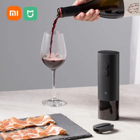 Xiaomi Mijia Electric Wine Opener Battery Automatic Bottle Cap Opener for Red Wine Beer with Foil Cutter Kitchen Accessories