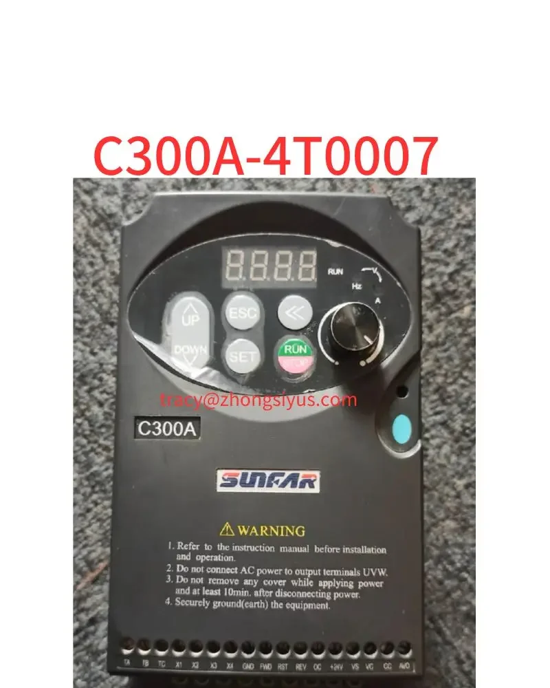 

Used C300A series inverter 0.75 kw380v, C300A-4t0007, function package