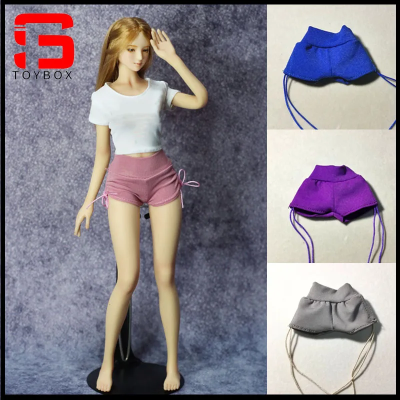 1/6 Scale Shorts Hot Pants Cute Sports Style Clothes Model For 12'' PH TBL JO Female Soldier Action Figure Body Dolls