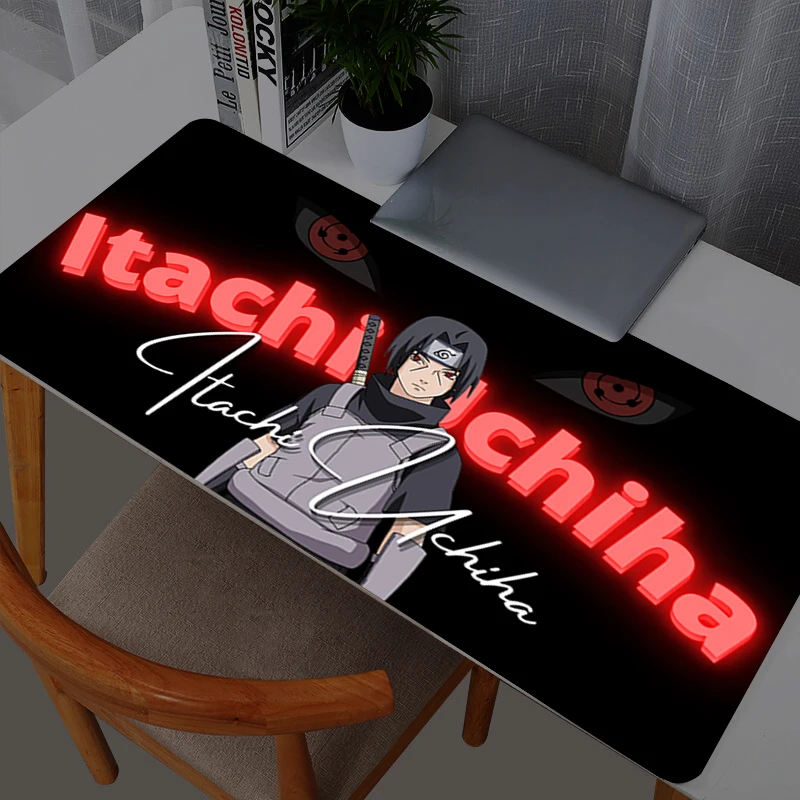 

Наруто Итачи Учиха коврик для мыши игровой большой коврик для геймера клавиатура настольный коврик стол ковер коврик для мыши XXL 90x40 коврики для компьютерной мыши