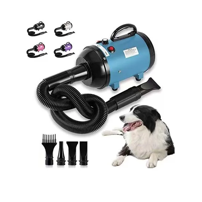 

Stepless Adjustable Speed Dog Pet Hair Force grooming Dryer Suitable For Small Medium And Large Dog Dryers