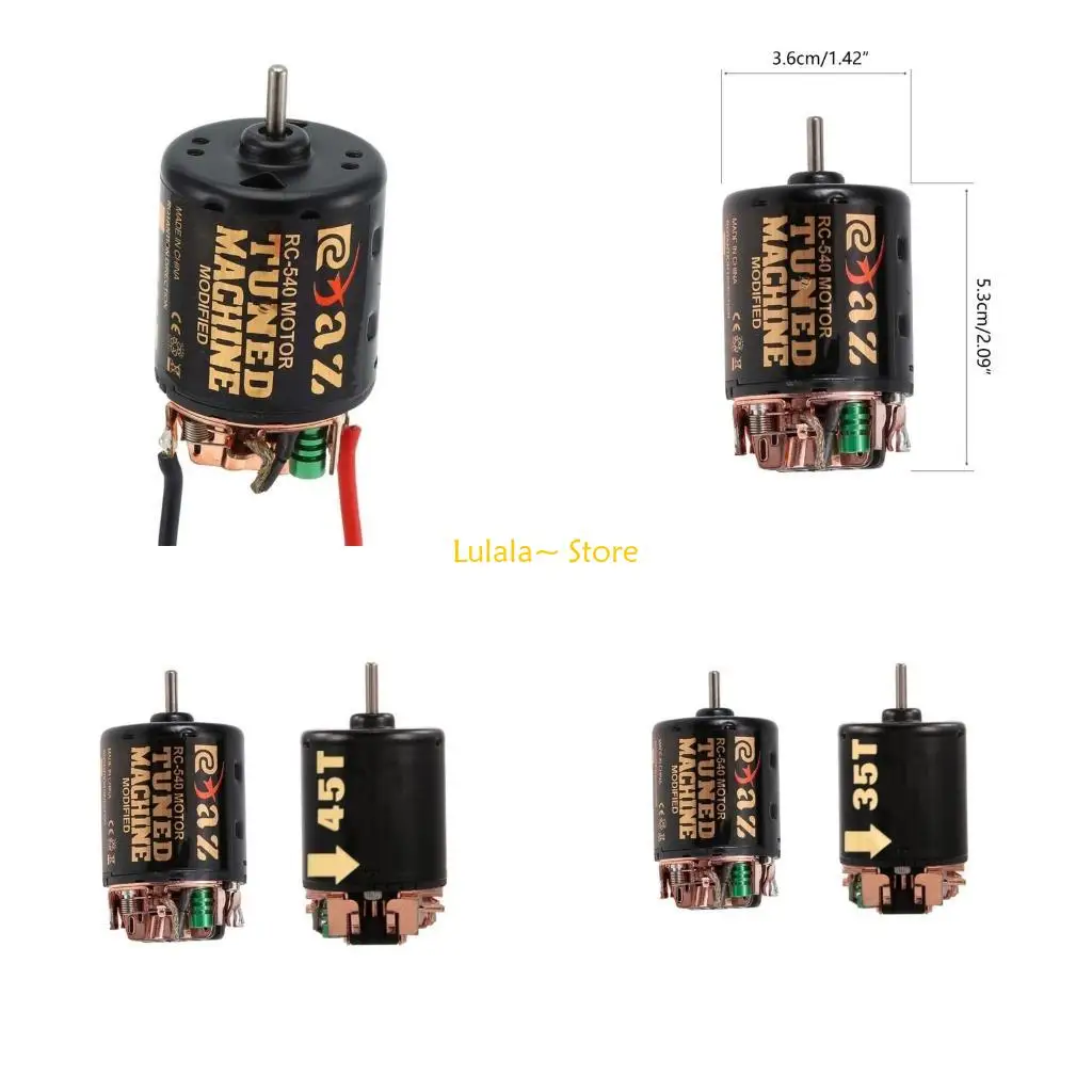 

Y4QA 540 Brushed Motor for 1/10 Remote Control Car Crawler Truck SCX10 90046