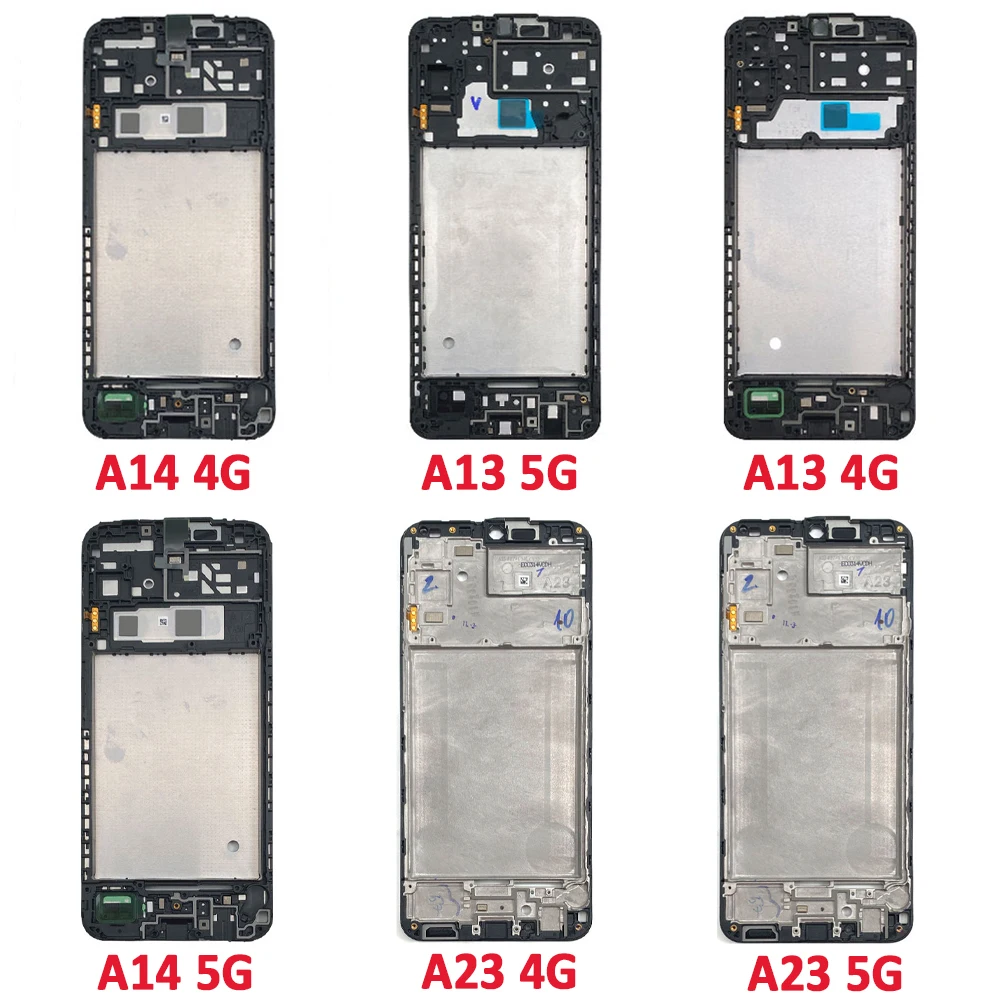 NEW Front Housing LCD Frame Bezel Plate Replacement Part For Samsung A21S A13 A14 A23 4G A22 5G A135 A136 A145 A146 A235 A236