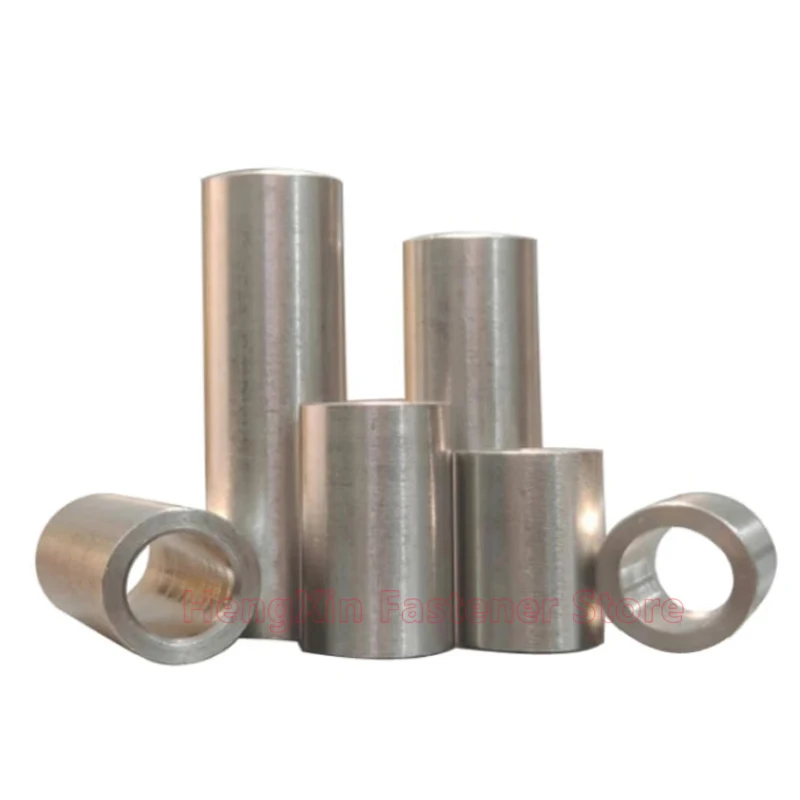 2-10pcs M7 304 Stainless Steel Bushing Washer OD 8-20mm Round Hollow Unthreaded Standoff Spacer Gasket Sleeve Length 2-50mm