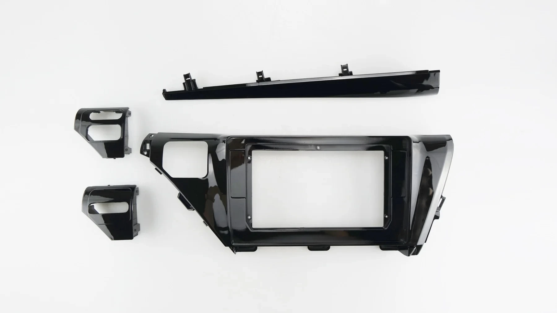 10.1 Inch Car Fascia Radio Panel for TOYOTA Camry 2018+ Dash Kit Install Facia Console Bezel Adapter Plate Trim