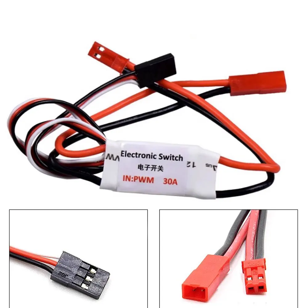 30A Electronic Switch Power 3.7V-27V Remote Control Aviation Model Pump Switch Receiver