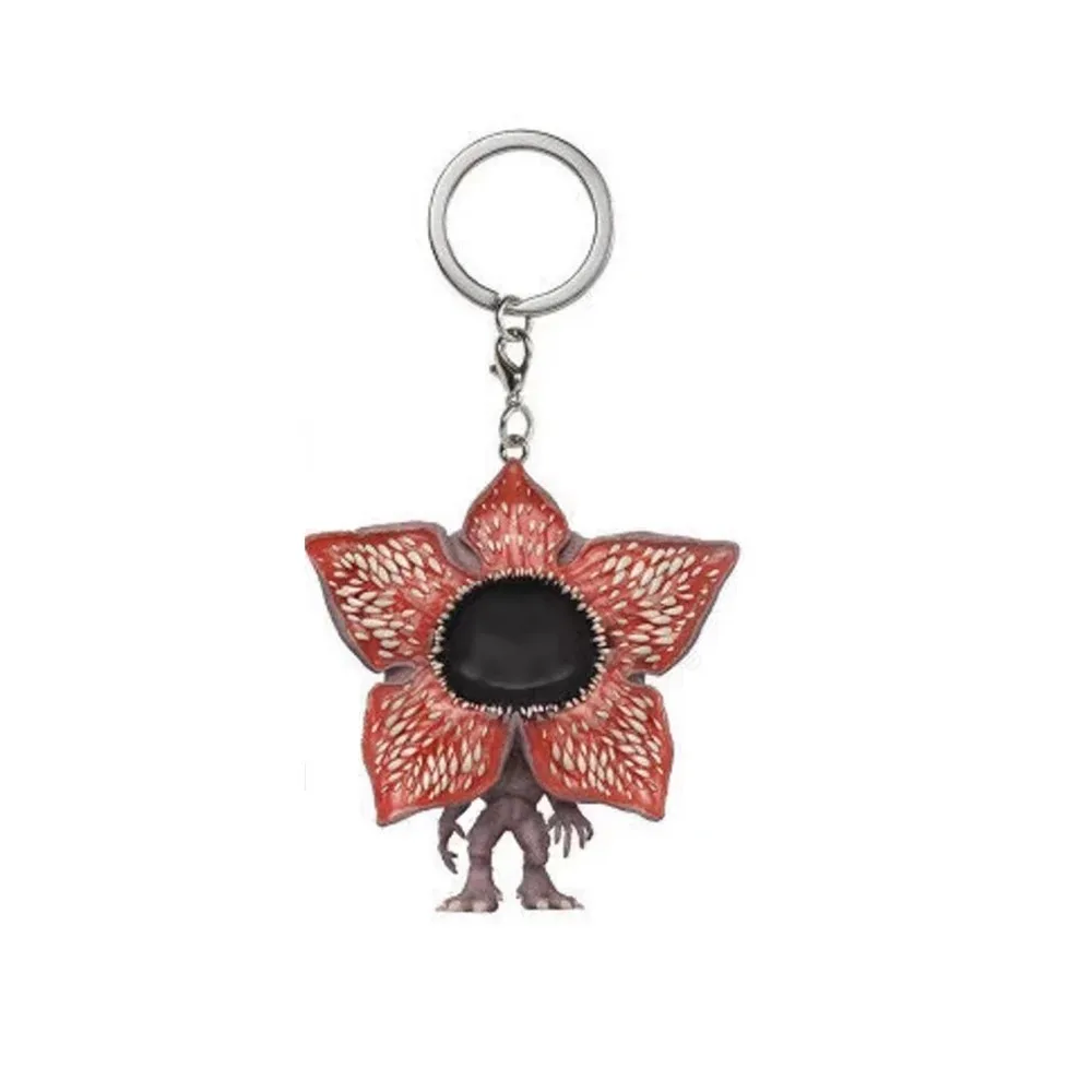 •New Arrival Stranger Keychain ELEVEN Demogorgon DUSTIN Barb Steve Robin Thing Keychain Toy Vinyl Figure Model Kid Toys