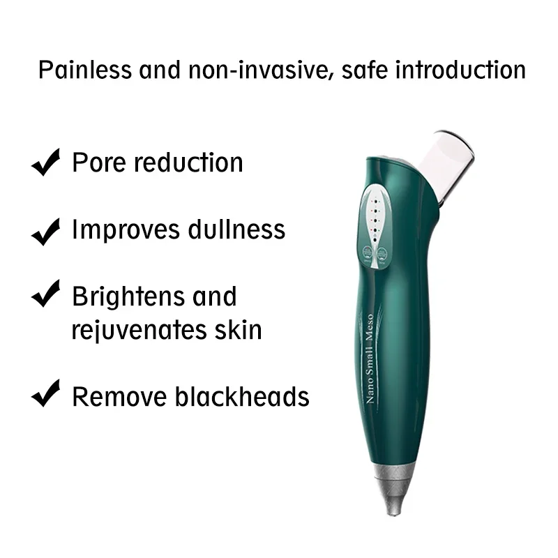 Beauty Facial Nano Needle-Free Suction Vacuum Blackhead Remover Instrument Face Cleaner Electric Bubble Facial Device