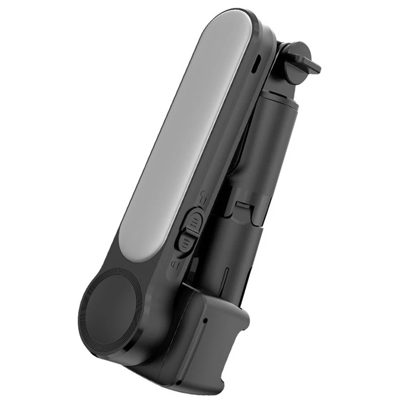 Estabilizador de teléfono estabilizador de cardán telescópico con luz de relleno palo de Selfie inalámbrico Mini soporte de cardán de mano