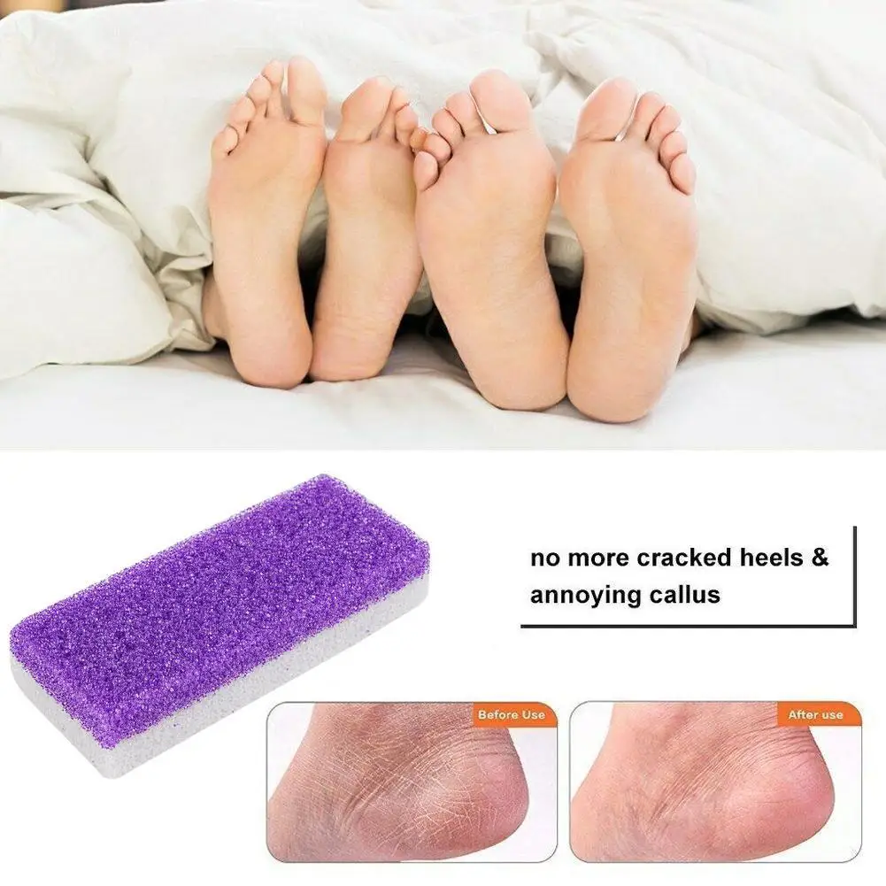 NEW High-end Cleansing Volcanic Stone Exfoliating Foot Heel Pedicure Tool Remove Gentle File Feet Comfortable Itchy Ski Rub