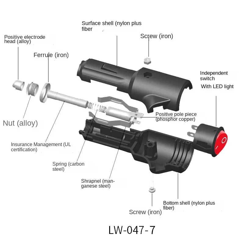 Convertidor de enchufe para encendedor de cigarrillos de coche, nuevos accesorios de alta calidad, 15A, 12v, 24v, luz indicadora Led