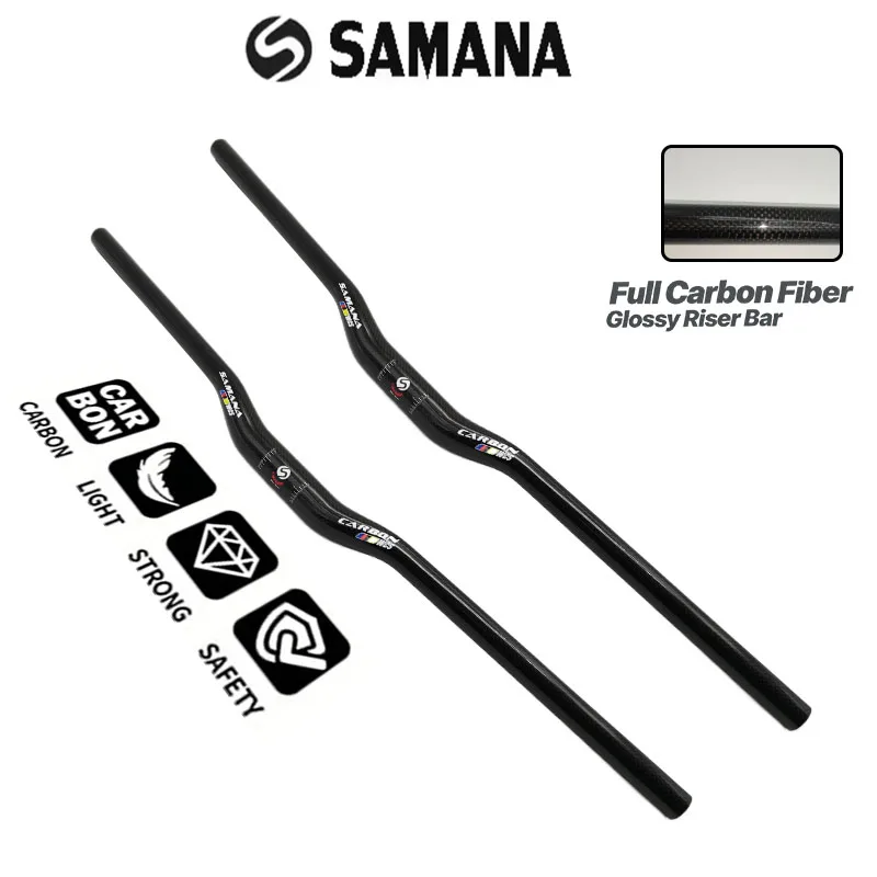 

Глянцевый карбоновый руль для горного велосипеда, плоский, диаметр крепления 31,8 мм, длина 600-780 мм, аксессуар для велоспорта