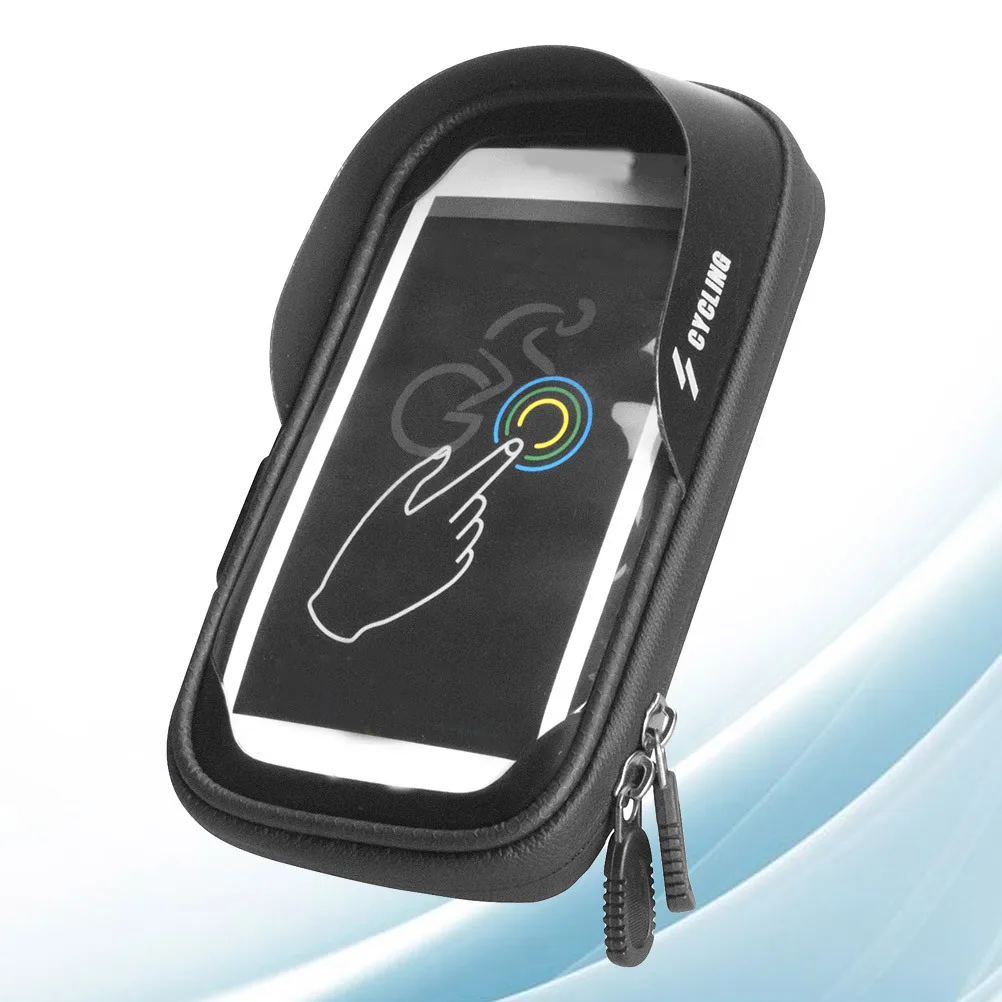 

Bike Phone Bag 5.8 Inch High Sensitivity Tpu Cycling Handlebar Bag Lightweight Durable Waterproof Frame Pack for