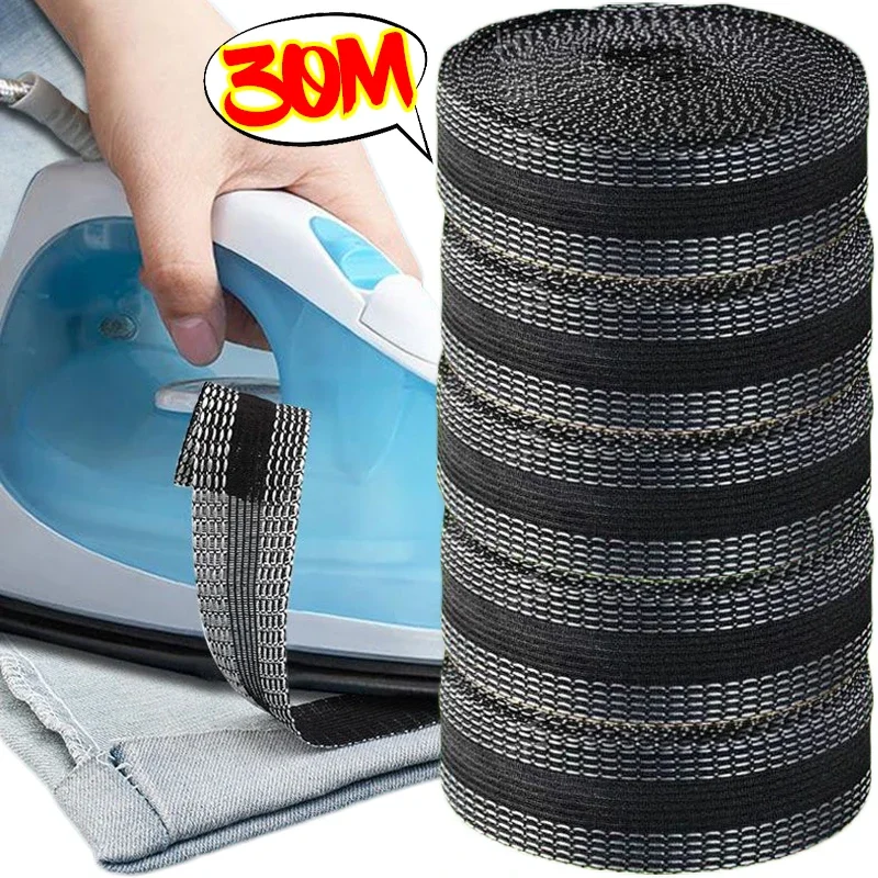 Ruban adhésif en pâte pour pantalons, Patch pour jambes, bord de pantalon, raccourci, outil de couture, vêtements, ourlet à repasser, fourniture de ruban en tissu pour bricolage