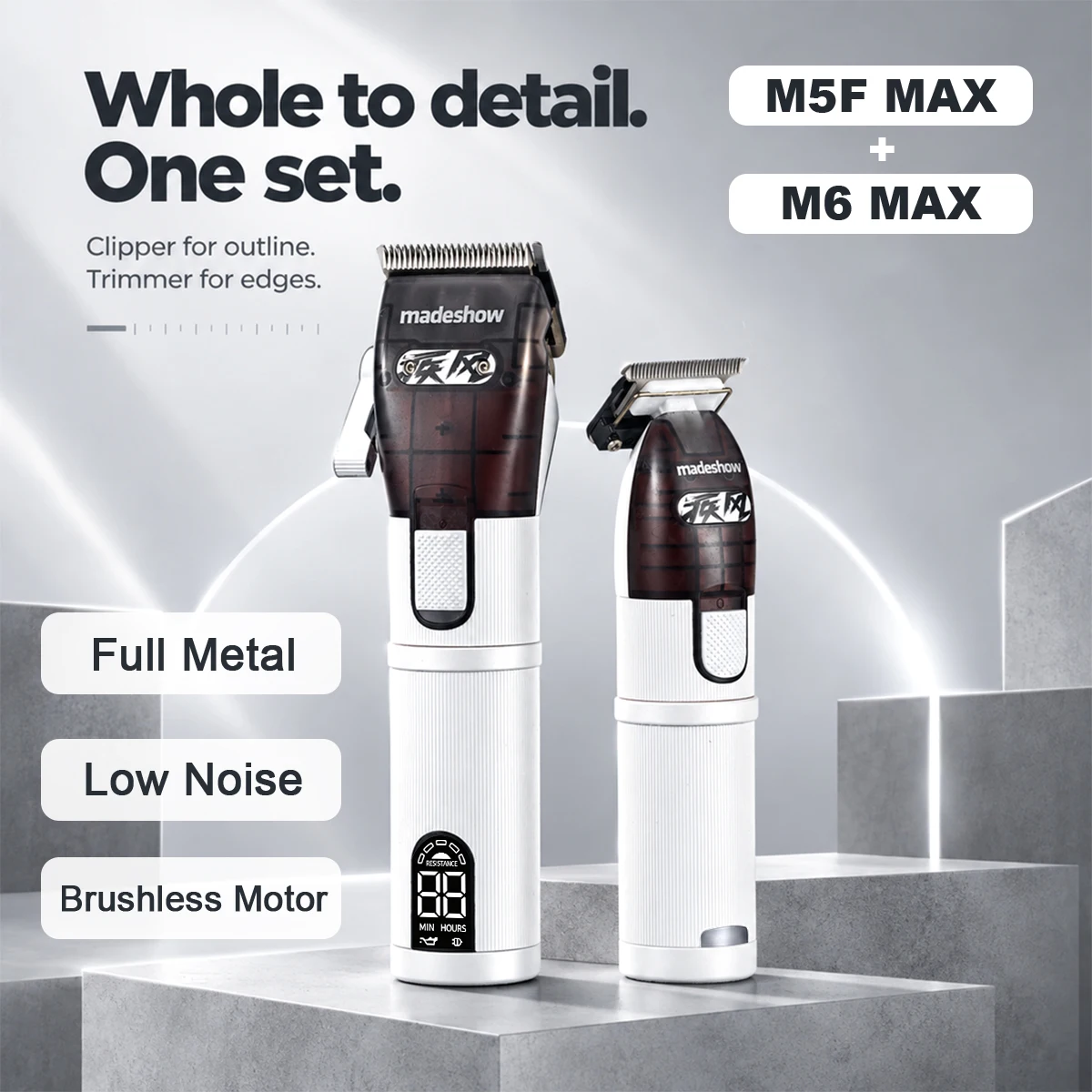 madeshow-m5f-max-m6-max-hair-clippers-men-professional-kit-brushless-motor-full-metal-low-noise-led-display-hair-trimmer-machine