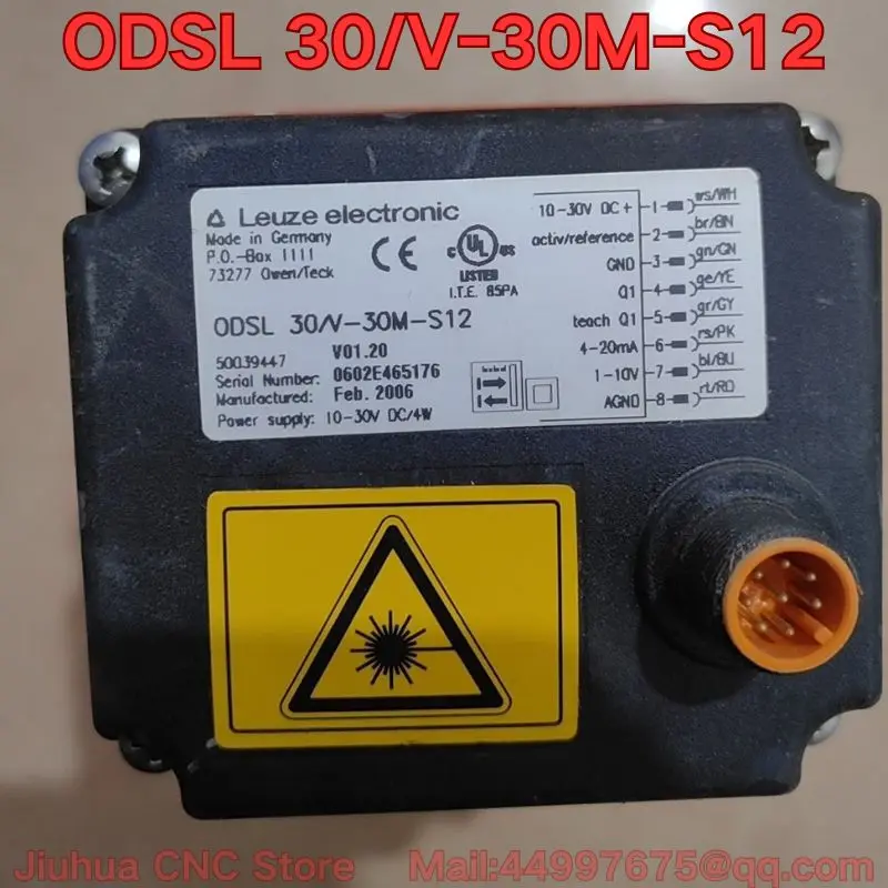 

Second-hand ODSL 30/V-30M-S12 distance sensor function test is normal