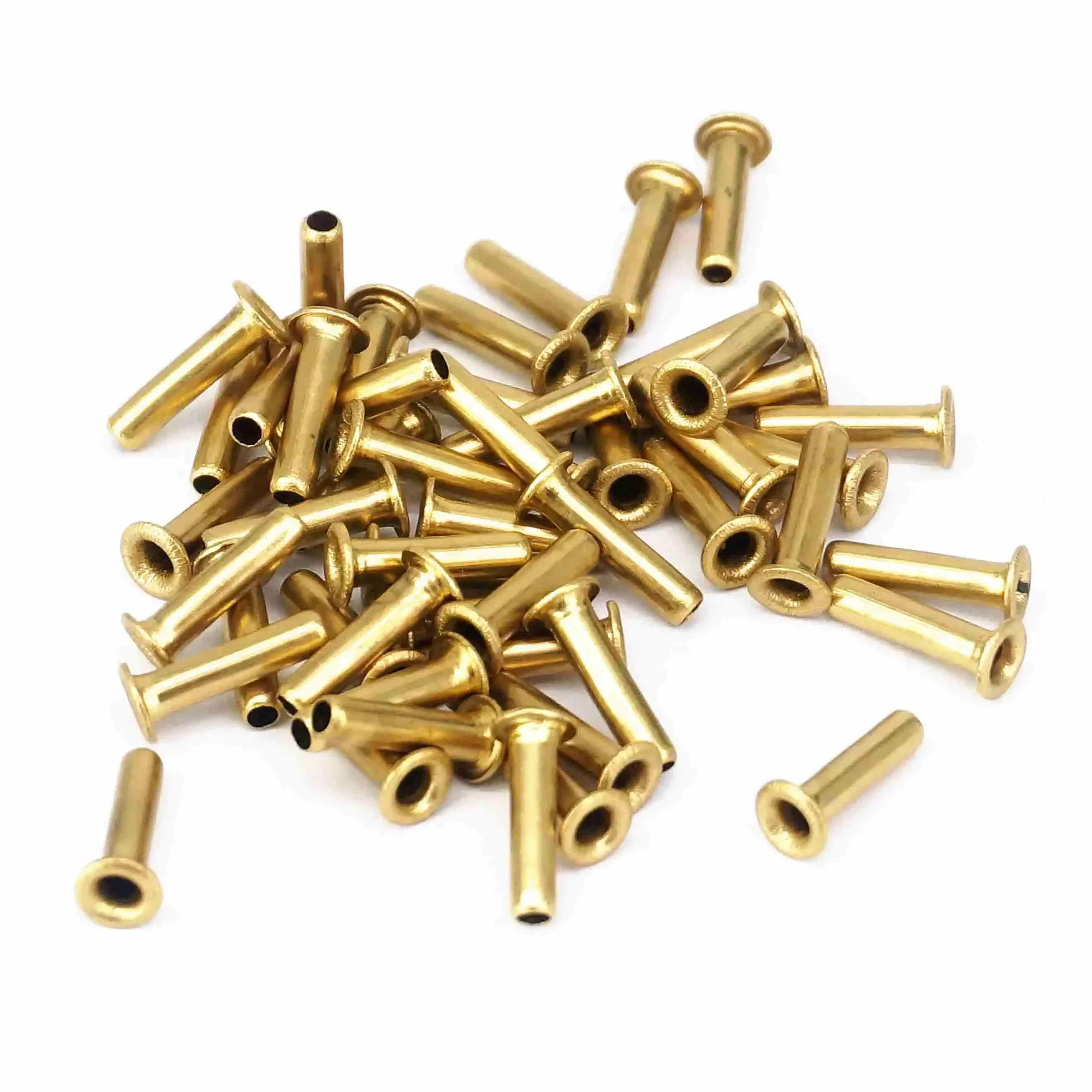 Confezione da 50 pezzi Fit Tube I.D 2.5/4/6/8/10/12mm inserto a compressione in ottone raccordo per tubo di compressione