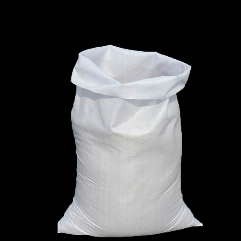 Bolsa tejida blanca gruesa de 10 piezas, paquete móvil de piel de serpiente, bolsa de plástico para harina de arroz, embalaje móvil, sacos de arena pesados