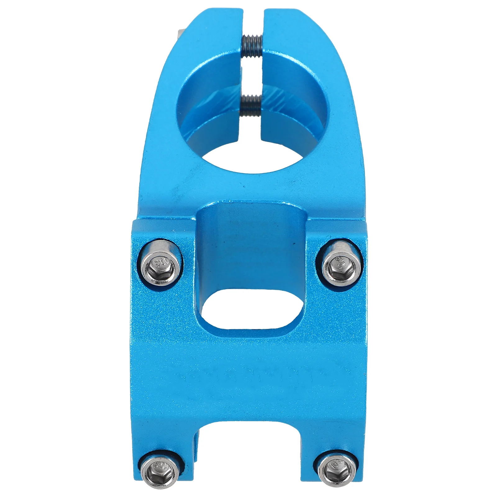 

Mountain Bike H Stem Riser Blue Short Compatible Various Bikes Lightweight Aluminum Alloy Durable Easy Installation