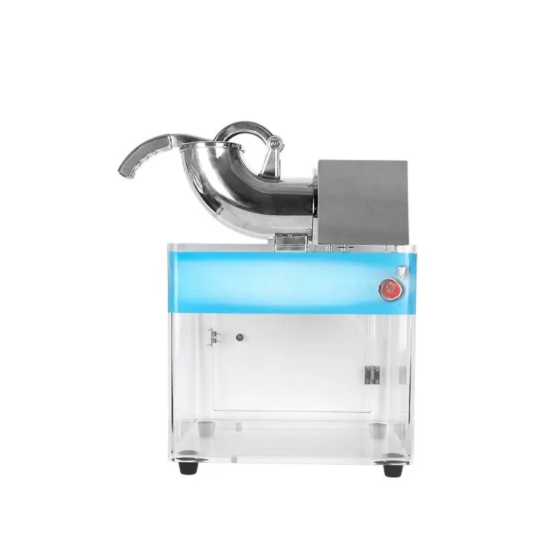 

Desktop large ice crusher for commercial kitchens, semi-automatic stainless steel ice crusher