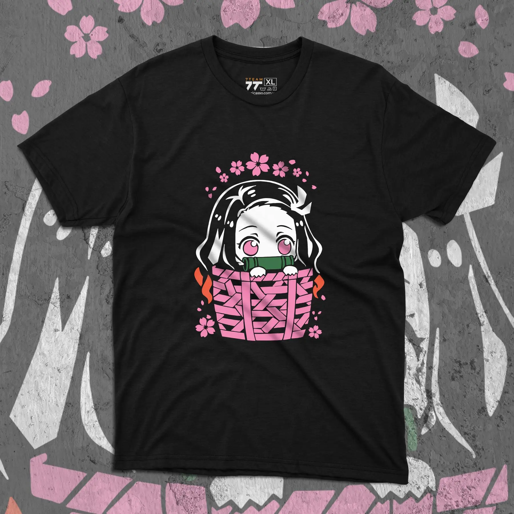 

T-shirt with Demon Slashing Blade print - Nezuko Kid 2