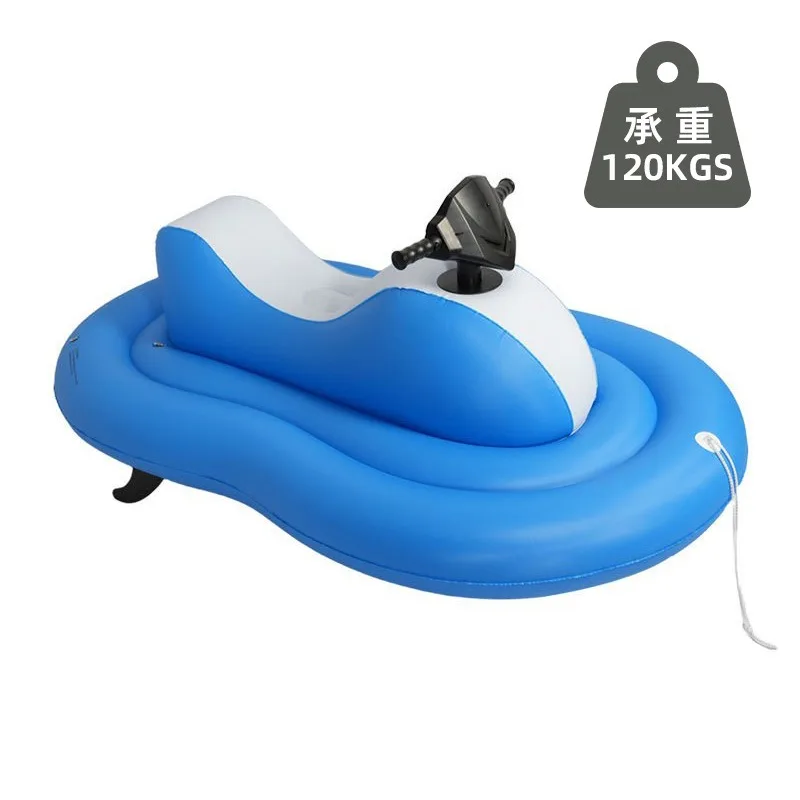 Maßgefertigter Aufblasbarer Kinder-Jetski, Motorisiertes Schwimm-Spielzeug, Elektrisches Wasserspielzeug für Kinder, Wasser-Vergnügungsgerät