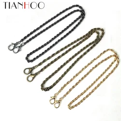 120cm Metal Chain for Bags Accessories Twist  Strap Replace DIY Women Shoulder Purse Parts