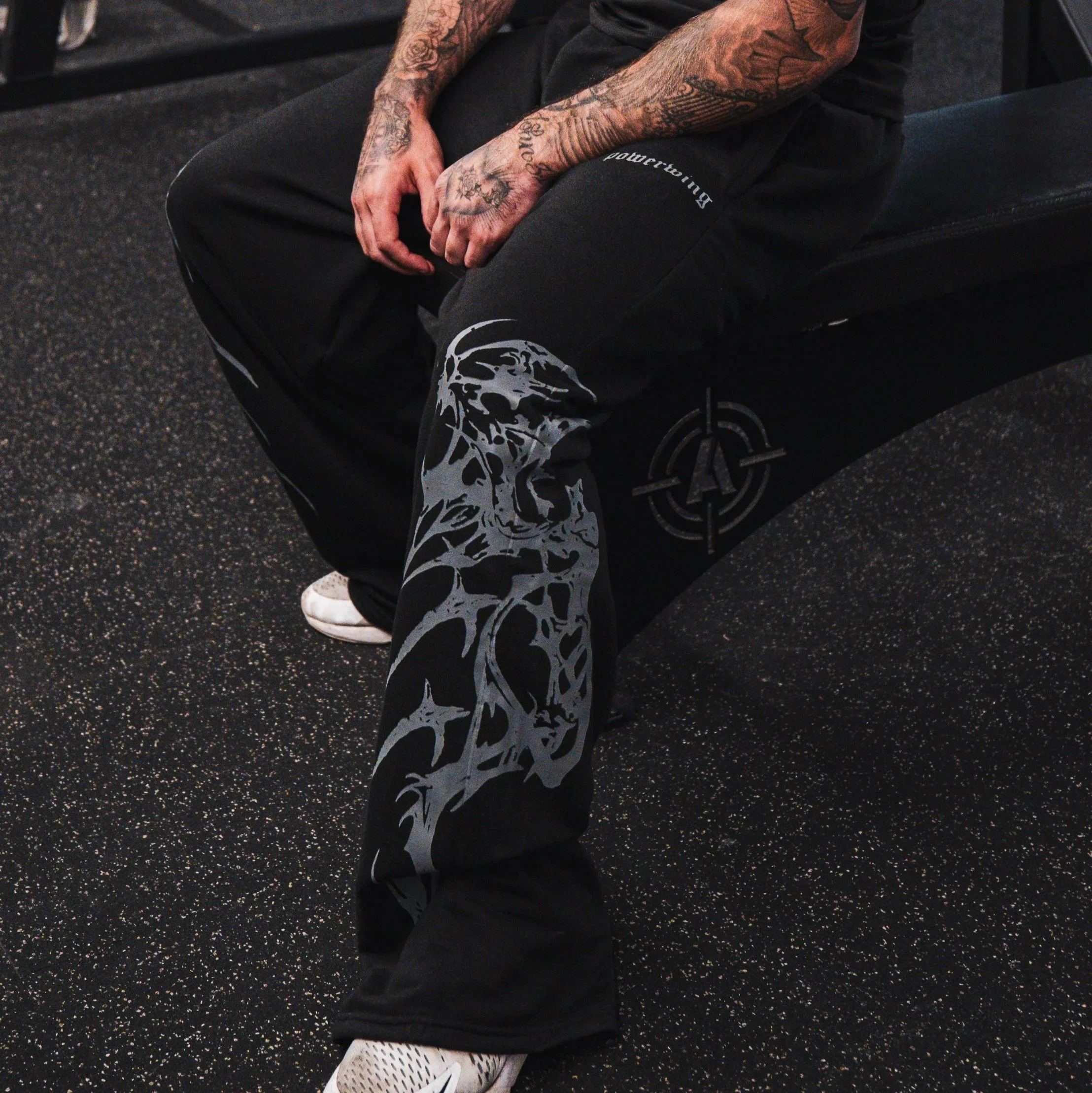 Unisex Streetwear Gym Pants Men Women Casual Drawstring Loose Fit Workout Wide Leg Trousers Jogger Alternative Fitness Fashion