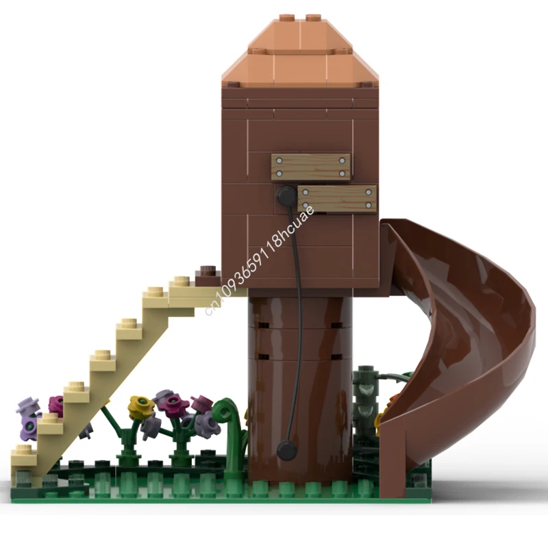 124 pièces MOC Minifig échelle modulaire arbrehouse aire de jeux bâtiments modulaires édition limitée Architecture blocs de construction idéal