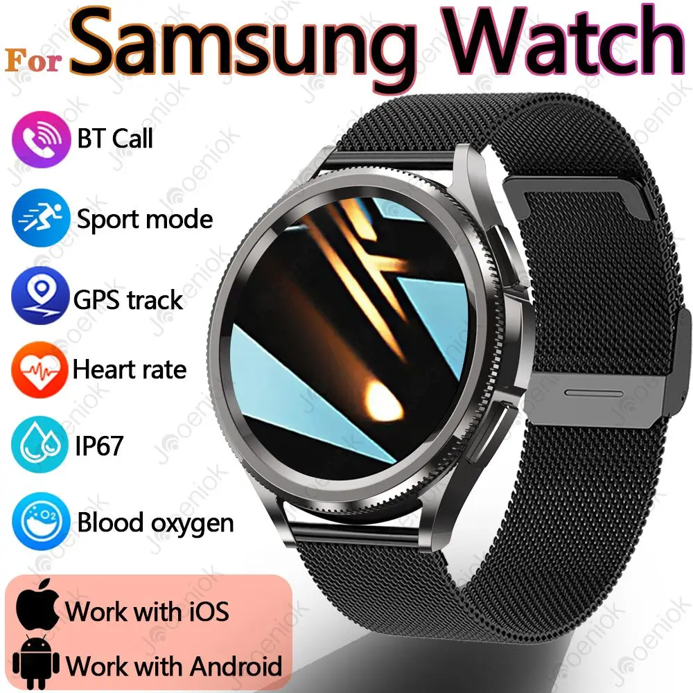 

For Samsung Watch Smart Watch6 Women 1.49” Display Bluetooth Calling Sport Mode Health Monitoring IP67 Waterproof Smartwatch Men